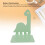 Hellgrüne Dinosaurier-Stahl-Buchstütze für DVDs 6