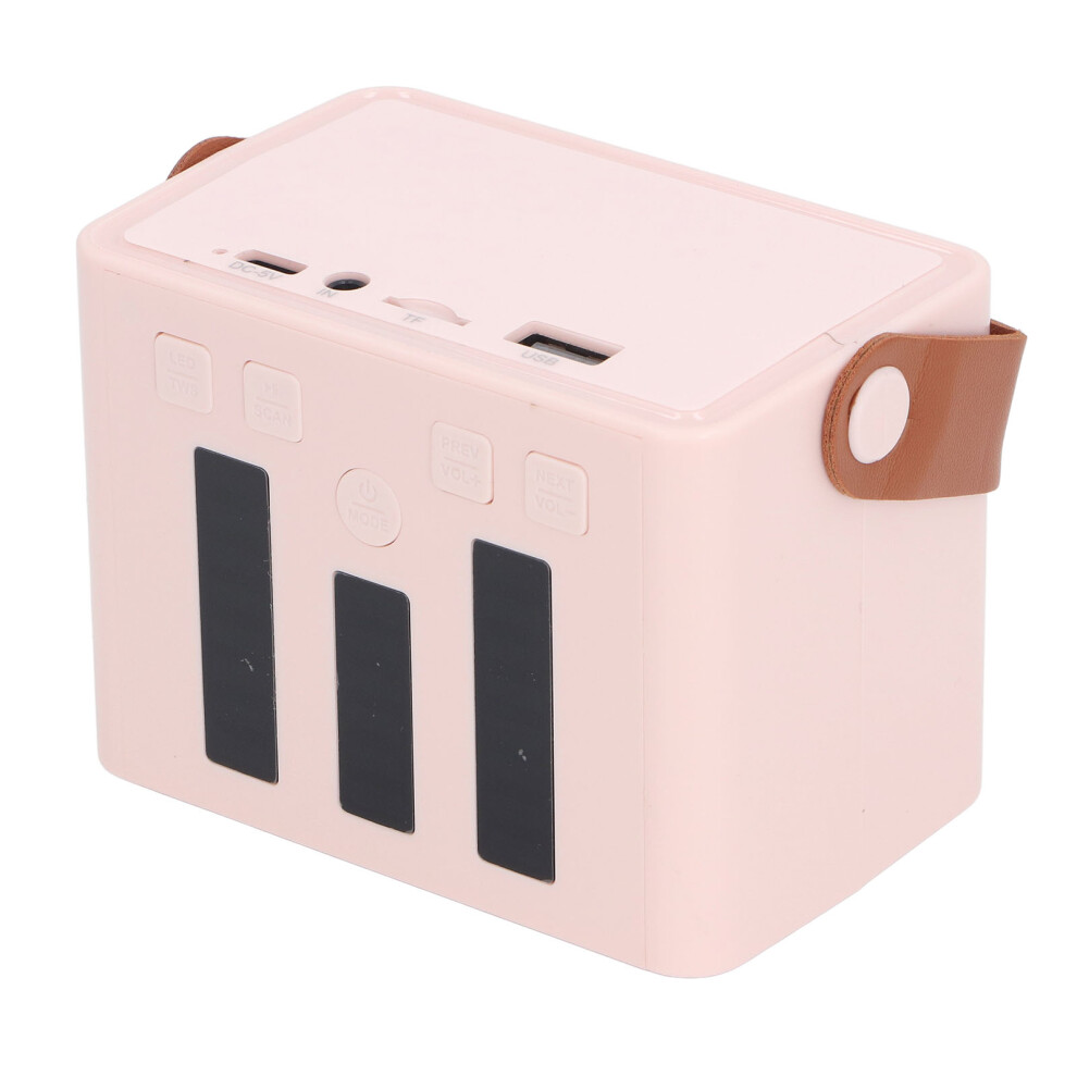 Bluetooth Microphone Speaker LED Light Mini Portable Karaoke Device with Speaker for Party