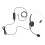 Mono-Ohr USB-C/USB 3,5-mm Headset Schwarz 1