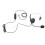 Mono-Ohr USB-C/USB 3,5-mm Headset Schwarz 13