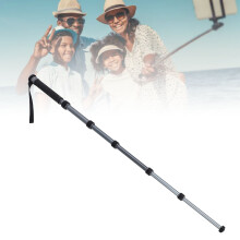 Extendable Camera Monopod Aluminum Portable Travel Monopod with Carrying Bag Walking Stick Handle 6 Sections Up To 68.5in 1/4 3/8 Inch Scre