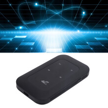 Tragbarer 4G LTE WiFi-Hotspot-Router, für 10 Nutzer, 2100mAh, Schwarz