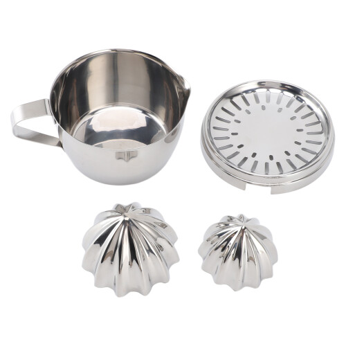 Edelstahl Zitronenpresse 12,2 oz Silber 2