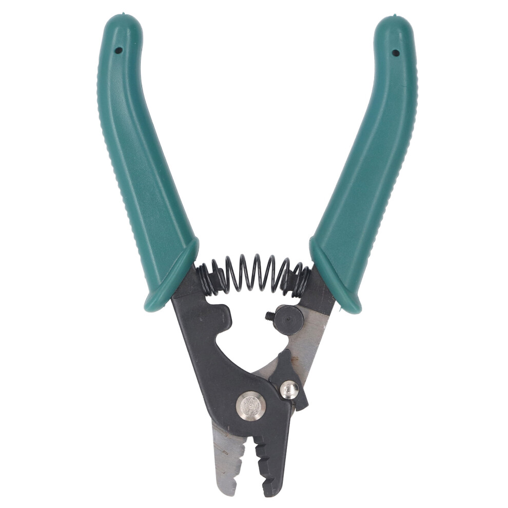 Fiber Optic Stripper 3 Hole Adjustable Aperture Auto Reset Ergonomic Wire Stripping Tool For Electrical Work 3631313724481