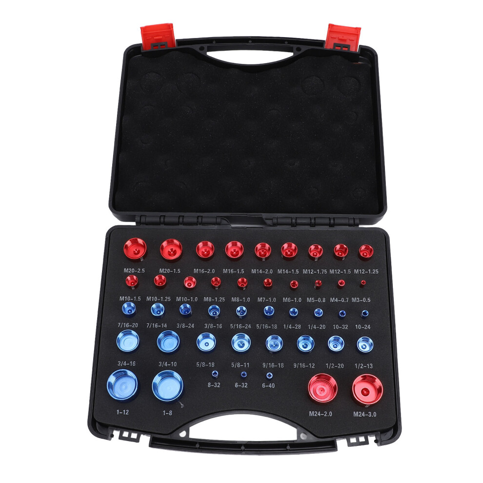 Thread Checker 23 Inch 21 Metric Portable Nut and Bolt Thread Size Checker Identifier For Tricky and Narrow Area
