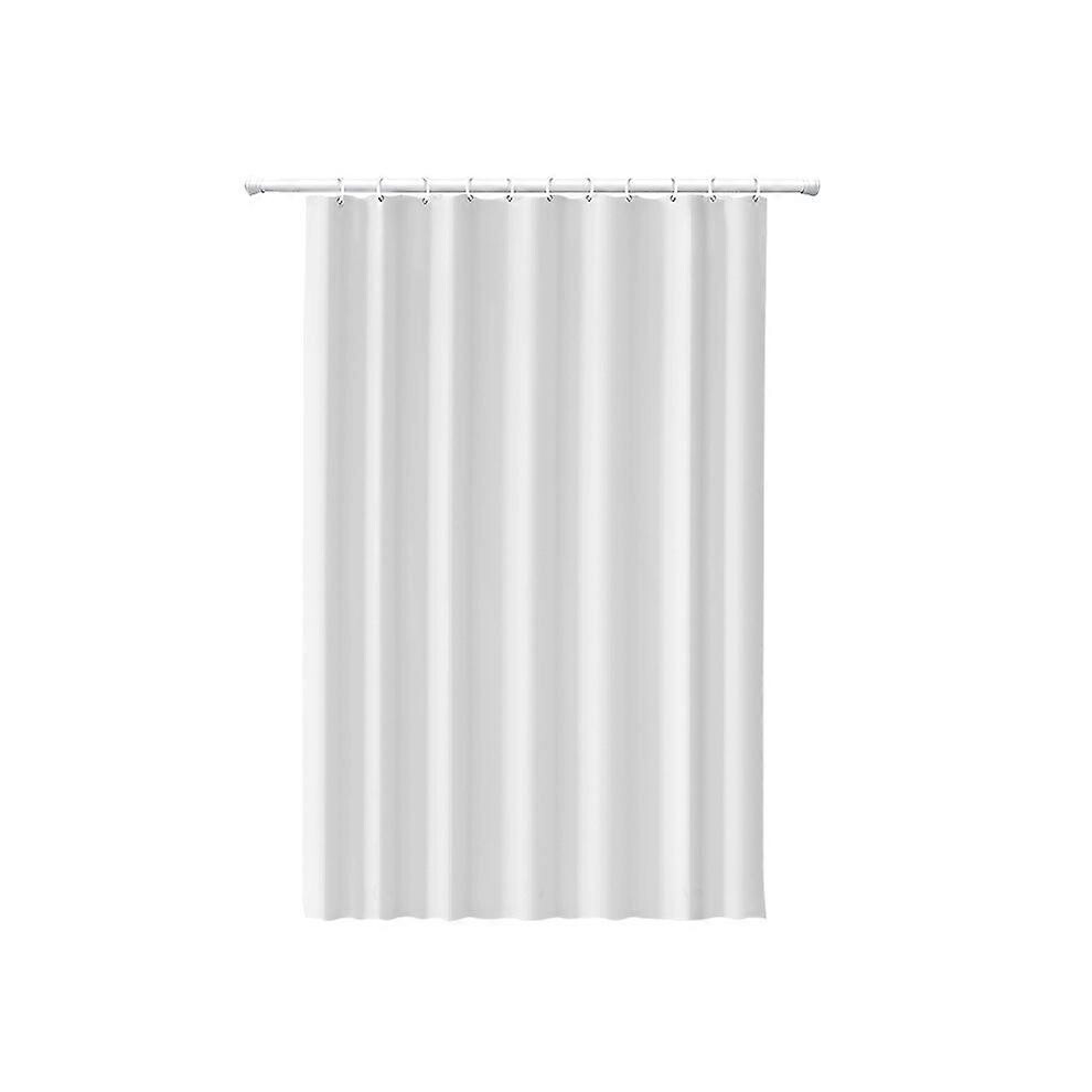 (As Show, One Size) Anti-Mildew Shower Curtain, Shower Curtain 180X180cm White