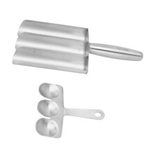 Edelstahl Fleischbällchenformer 25x11cm Multifunktionales Küchenutensil