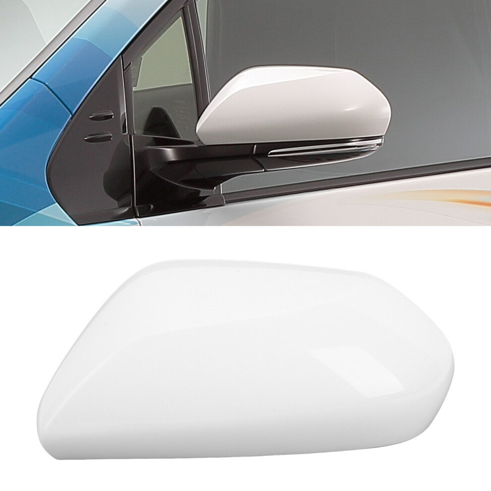 Side Mirror Cover Plastic Exterior Rearview Mirror Cover Cap For Prius 2016Â2019 Unpainted Left (87945Â47060) White 4911313727408