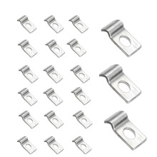 Mounting Clamp, Metal Pipe Clamps, Pack of 80 High Performance Cable Clamps for Pipe Mounting, Pipe Clamps, Single Hole, U-Pipe Clamps Made