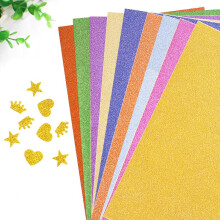 Glitter Paper A4 Set, 20 Sheets Glitter Paper for Crafts, 250 g/m2 High-Quality Glitter Paper in Various Colours, Ideal for Scrapbooking,
