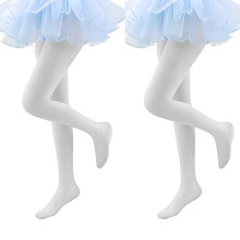 MATSOONY Ballet Tights for Girls - Girls Tights Pack of 2, skin-friendly material, perfect for dance lessons and leisure activities,