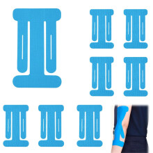 8Pcs Kinesiology Tape Set, Elastic & Breathable Physio Tape for Sports, Therapy & Everyday Use, Ideal as Armband or for Muscle Down