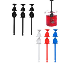 6 Pieces Epoxy Resin Stirrer (16.5 cm / 6.5 inch), Paint Stirrer Epoxy Resin Mixing Paddle Made of Durable Plastic, Reusable Raw