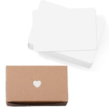 100PCS Simple Postcards, Empty Postcards White Cards For Schools, Business, Multipurpose Cards