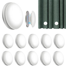 11-piece magnetic shower curtain weights - Weighted floor with silicone anti-rust coating, keeps safe shower curtains table covers (