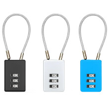 Luggage locks, 3 pieces 3-digit combination luggage locks, safe curtain locks with code for suitcase, gym lockers