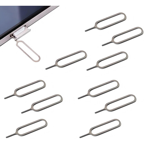 One Piece Professional Quality SIM Card Ejector Kit 30 Pieces Universal Multi-Device Metal Eject Pins, Precision SIM Tray Remover Tool