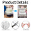 GSKQCRPR 10-piece Stage Cake Support System - Heavy Duty Plastic Dowel Rods for Multi-Layer Construction, Professional Stacking Kit 5