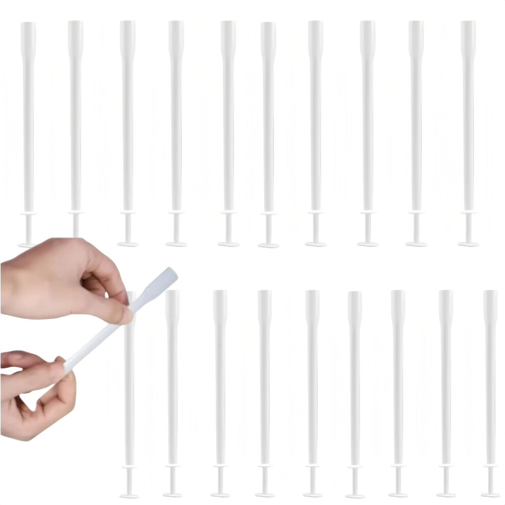 GSKQCRPR 15 Pieces Disposable Vaginal Applicators, Portable Lubricant Applicators, Smooth Liquid Injectors for Women, Anus and Vagina
