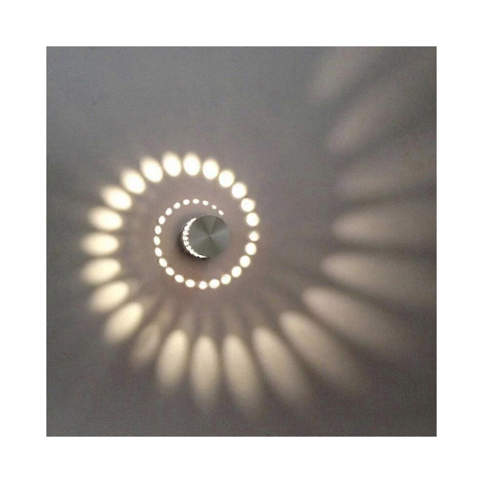 (As show, One size) LED Indoor Wall Light Modern Effect 3W Warm White Aluminum Decorative Wall Lamp for Kids Room Hallway Hotel Restaurant Kitchen Dining Room (Surface Mo