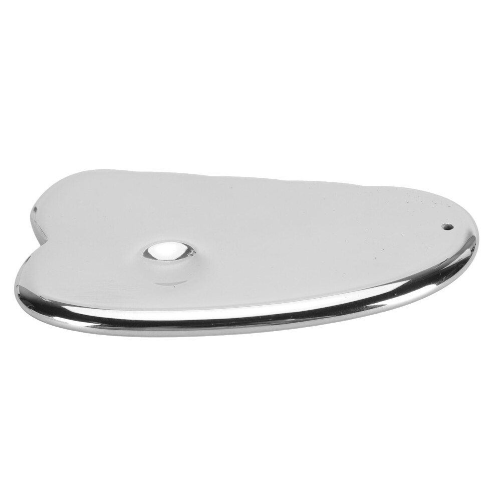Cowhorn Shaped Terahertz Stone Gua Sha Facial Tool Energy Stone for SPA Acupuncture Trigger Point Massage Scraping Tool 97 X 59 X 6mm