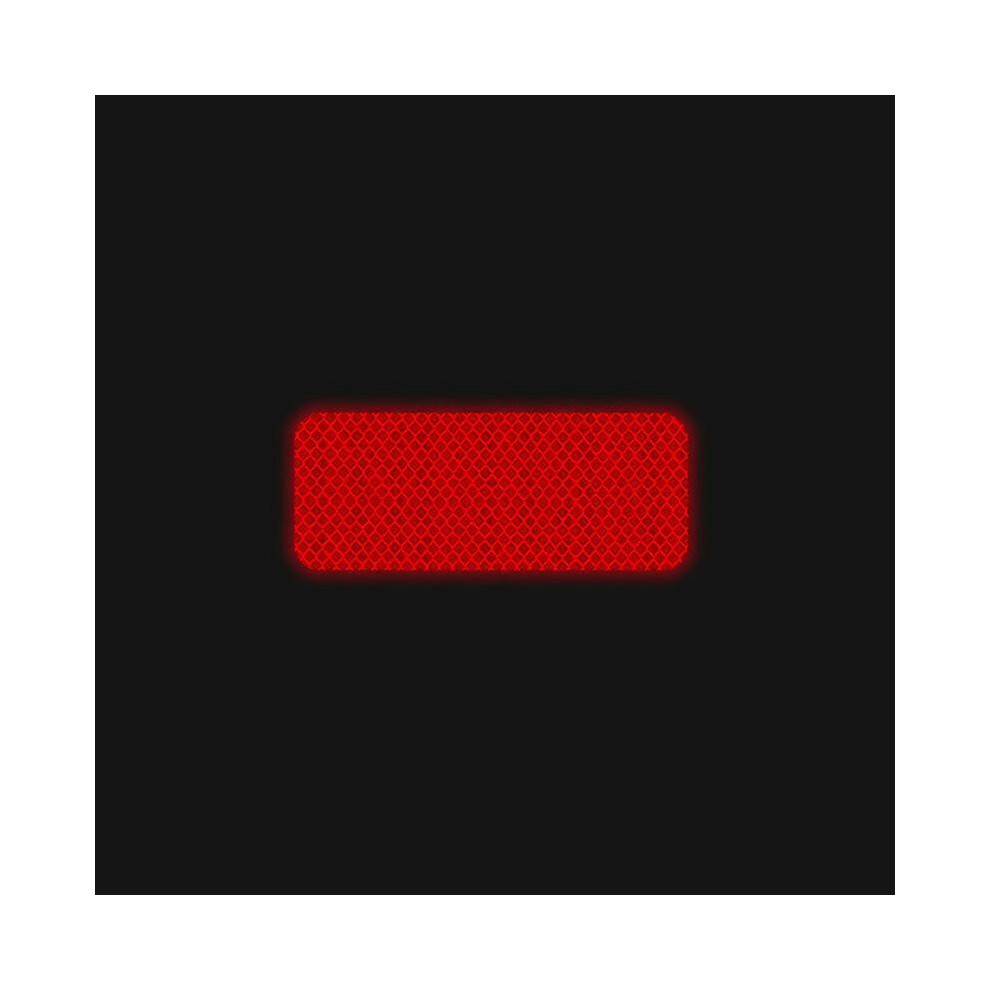 (As show, One size) Automotive Safety Reflective Warning Strips 10 Red