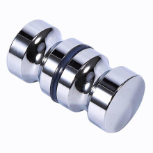 (As show, One size) Set of 2 Shower Door Handles 30mm Bath Shower Door Handle Replacement Polished Chrome Door Handles
