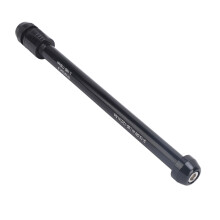 M12xp1.0 silbernes Aluminium Nabenachse für Straßen-/MTB
