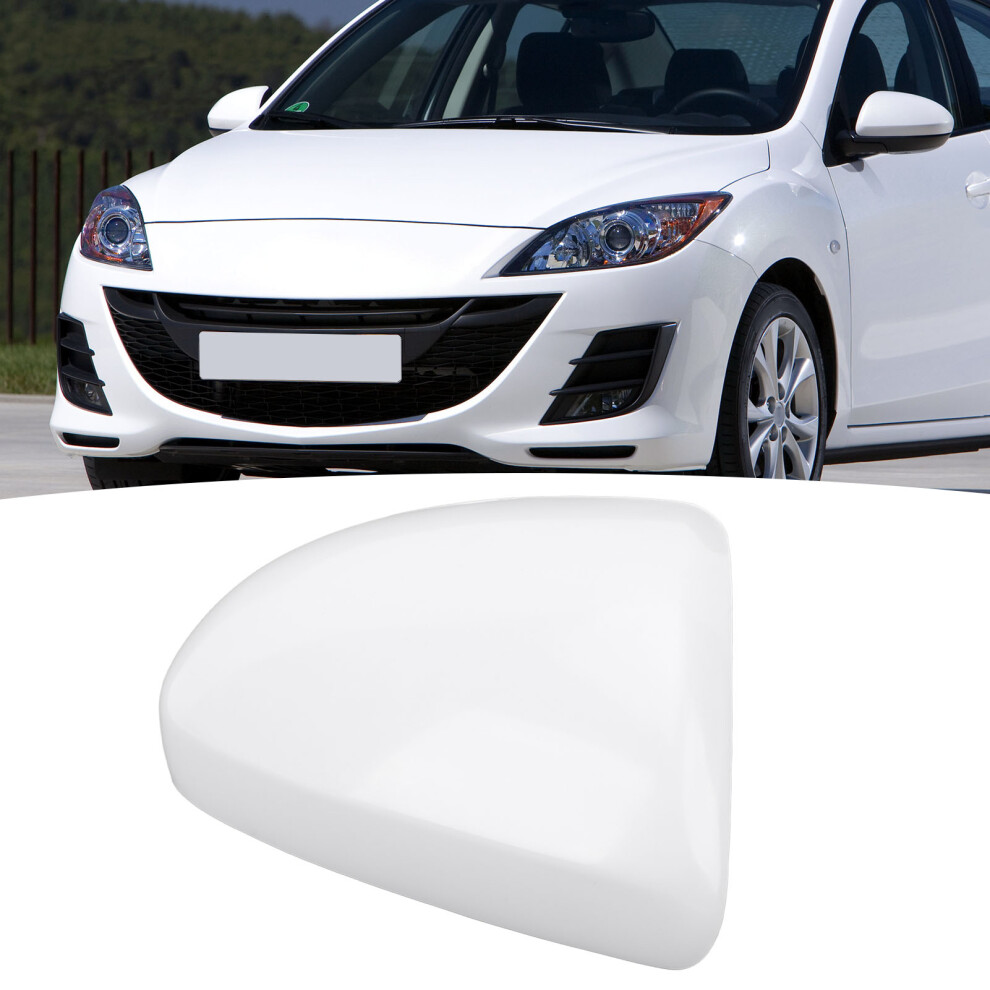 Side Mirror Cap Cover Stylish Look Uv Protection Scratch Resistant Side Rearview Wing Mirror Cap For 2 3 6 Right White 6921313730528
