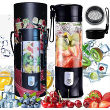 (As show, One size) Blender, Portable Fruit Blender, Mini USB Blender for Smoothie, Milkshake, Fruit Juice, Portable Blender 350-420ml 6 Blades for Sport and Travel, BPA