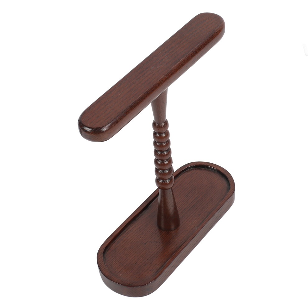 Universal Headphone Stand For Desk Wood Headset Holder Earphone Stand With Storage Base For Ath Walnut 7691313731649
