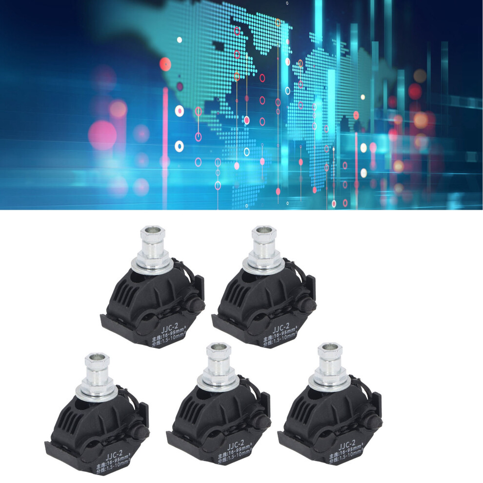 5 Pcs Insulation Piercing Connector 1Kv No Peeling Piercing Clamp High Low Voltage Cable Splitter Jjc 2 9361313731489