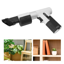 Electric Air Duster Blowing Suctioning Dual Purpose 120000 RPM 3000mAh 3 Gear Adjustable with 2 Nozzles Cordless Air Duster for Computer Ca