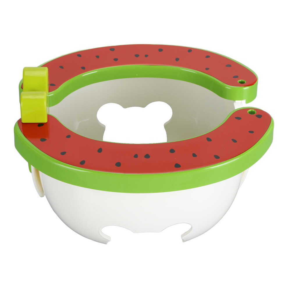 Toddler Potty Training Toilet Multifunctional Foldable Portable Children Travel Toilet Seat Green