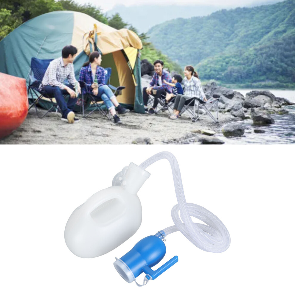 2000Ml Men Urinal Collector Spill Proof Reusable Thicken Portable Potty Pee Bottle For Travel Camping White 3361313736046