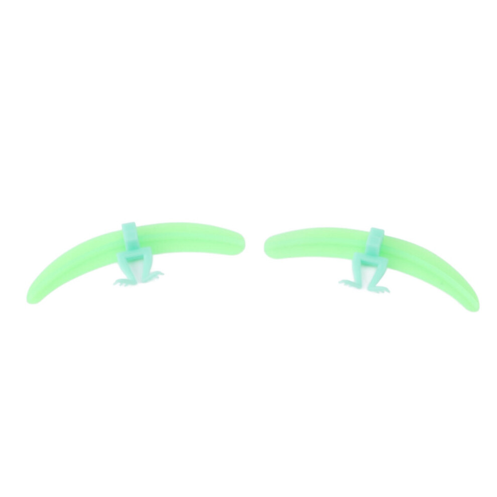 Green Eyelash Separator Tool Silicone Washable Reusable Convenient Use Eyelash Extension Lash Assist Tool For Beauty Salon