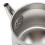 Öl-Siebtopf 0,5 L 13,5  11,4 cm Silberner Deckel 7