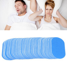 50 Stück Schlaf-Mundschutz Nasenatmung Schnarchprävention Blau 4x7,5cm