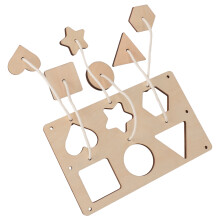 Wooden Shape Puzzles Early Educational Fine Motor Skills Development Shape Peg Puzzle Board for Homeschool Preschool