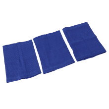 3er-Set Blaue Beruhigungsbänder für Hunde, Größe M, zur Geräuschreduzierung.