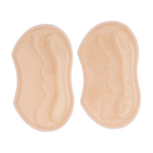Beige 5 Paare Fersenpolster mit Kleber