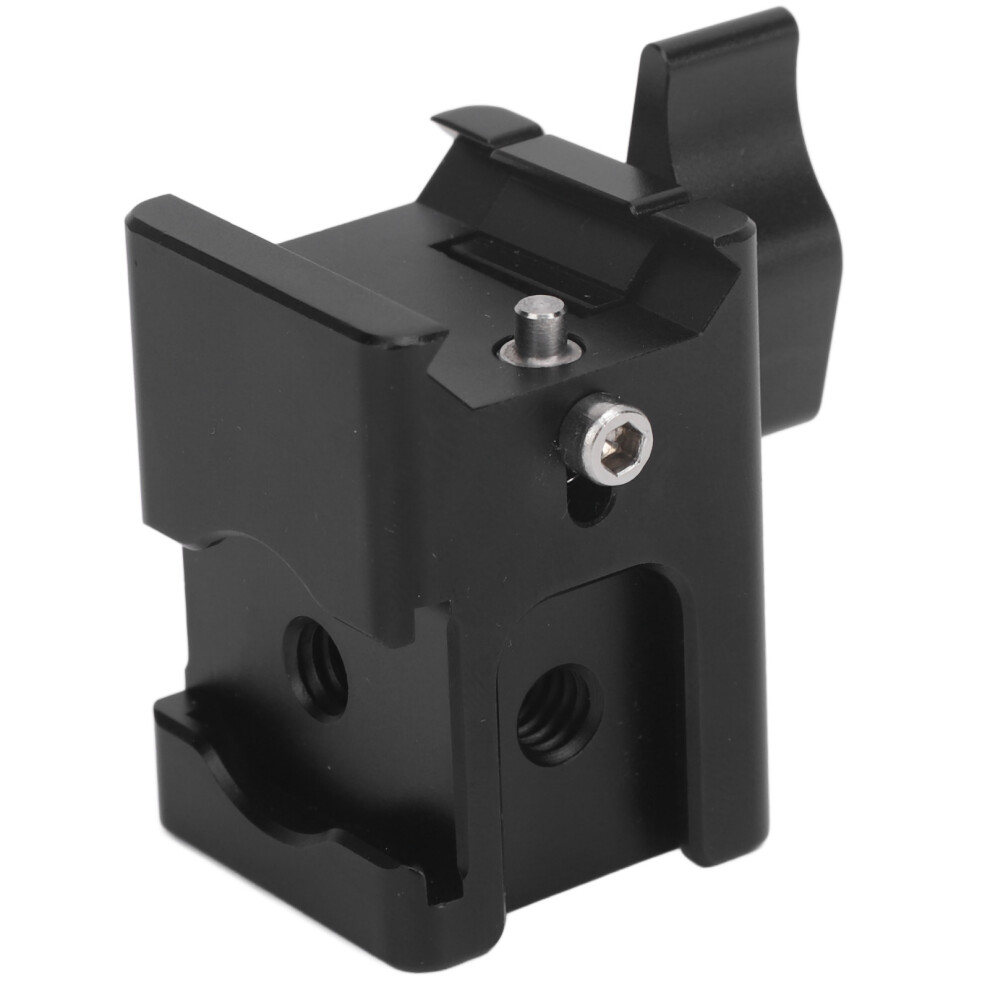 Stabilizer Rod Clamp Anti Fall Off Aluminum Alloy 1/4Inch 3/8Inch Threaded Hole Cold Shoe For Arri Hole Tube Clip For Ronin Rsc2 Rs3pro Sta 4301313741984