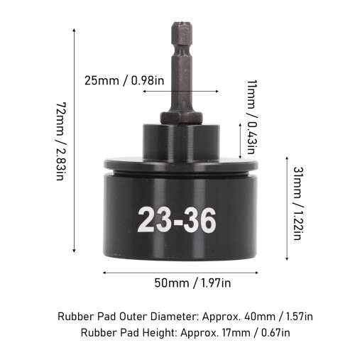 Electric Cap Sealing Machine Head Automatic Capping Machine Bit for 23‑36mm Diameter Bottle Caps 1