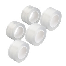 5 Rollen transparentes doppelseitiges Klebeband, 3 cm breit