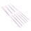 10 Stück Full-Size Make-up-Pinsel-Set lila 15