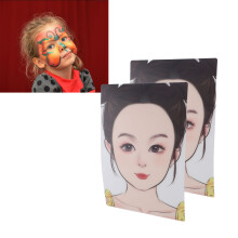 2er Pack Kinder-Gesichtsbemalungs-Übungsbrett 298x211mm