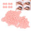 Kleberinge 200 Stück Rosa PP 1.3cm/0.4cm Einweg 16