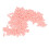 Kleberinge 200 Stück Rosa PP 1.3cm/0.4cm Einweg 13