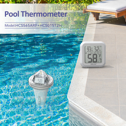 Schwimmendes digitales Poolthermometer 23,5  12,1  11,5 cm 1