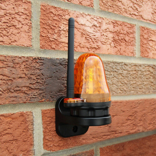 Warnleuchte 12-265V AC/DC 60x85mm Gelb IP54 1
